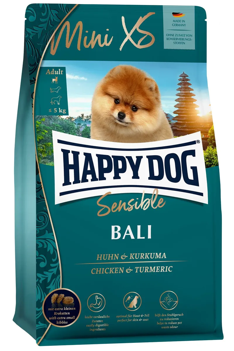 Сухой корм для собак Happy Dog Мини Бали XS, для мелких пород, 300 г