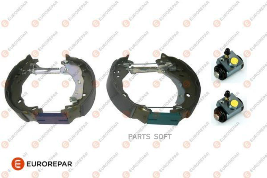 

Колодки тормозные барабанные CITROEN C-ELYSEE, PEUGEOT 208/301 1.2-1. EUROREPAR 1613191680