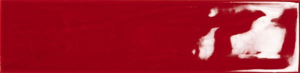 фото Плитка tau ceramica maiolica gloss red 7.5x30 0.56 м2