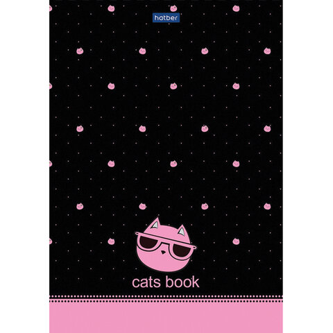 

Блокнот а5 50 л. склейка ламинированная бумага в точку Hatber premium cats 50б5лa9к 4 шт.