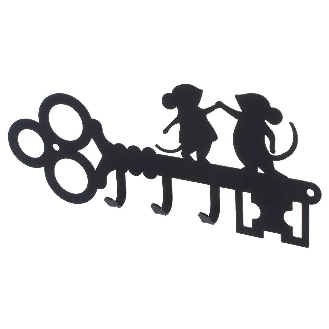 

Ключница DuckandDog Мыши, 190х99х19 мм, сталь, цвет чёрный матовый