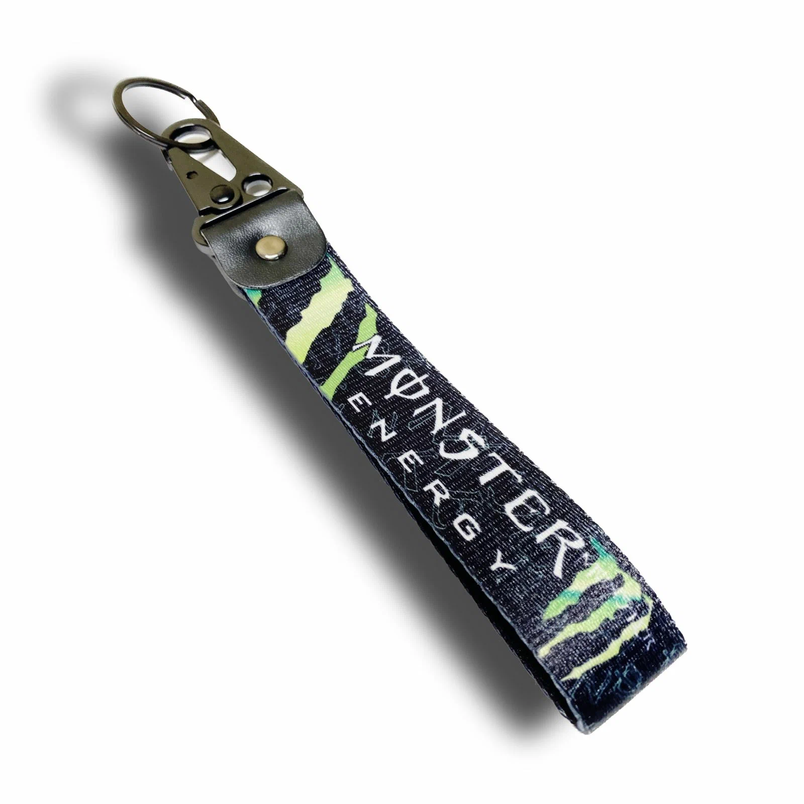 

Брелок тканевый для ключей, на портфель с логотипом MONSTER