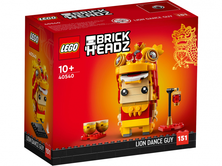 

Конструктор LEGO BrickHeadz Исполняющий танец льва 40540