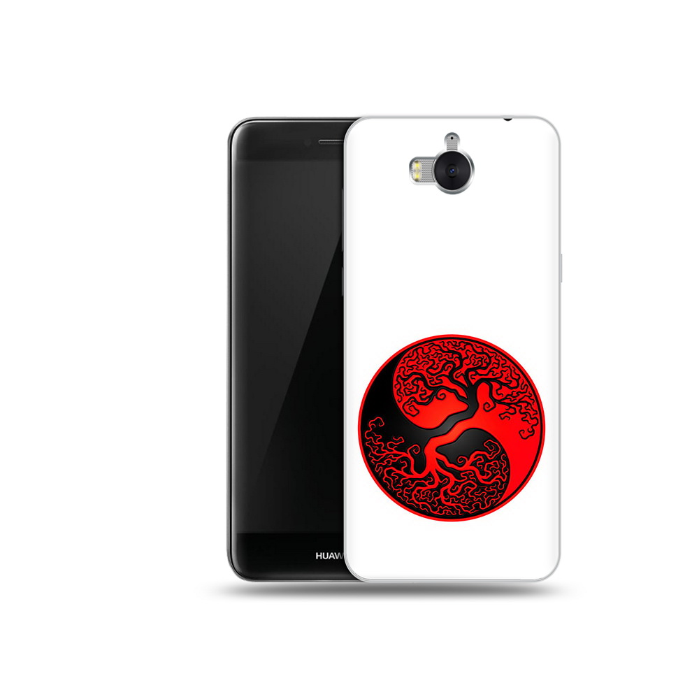 

Чехол MyPads Tocco для Huawei Y5 инь янь дерево (PT91582.58.379), Прозрачный, Tocco