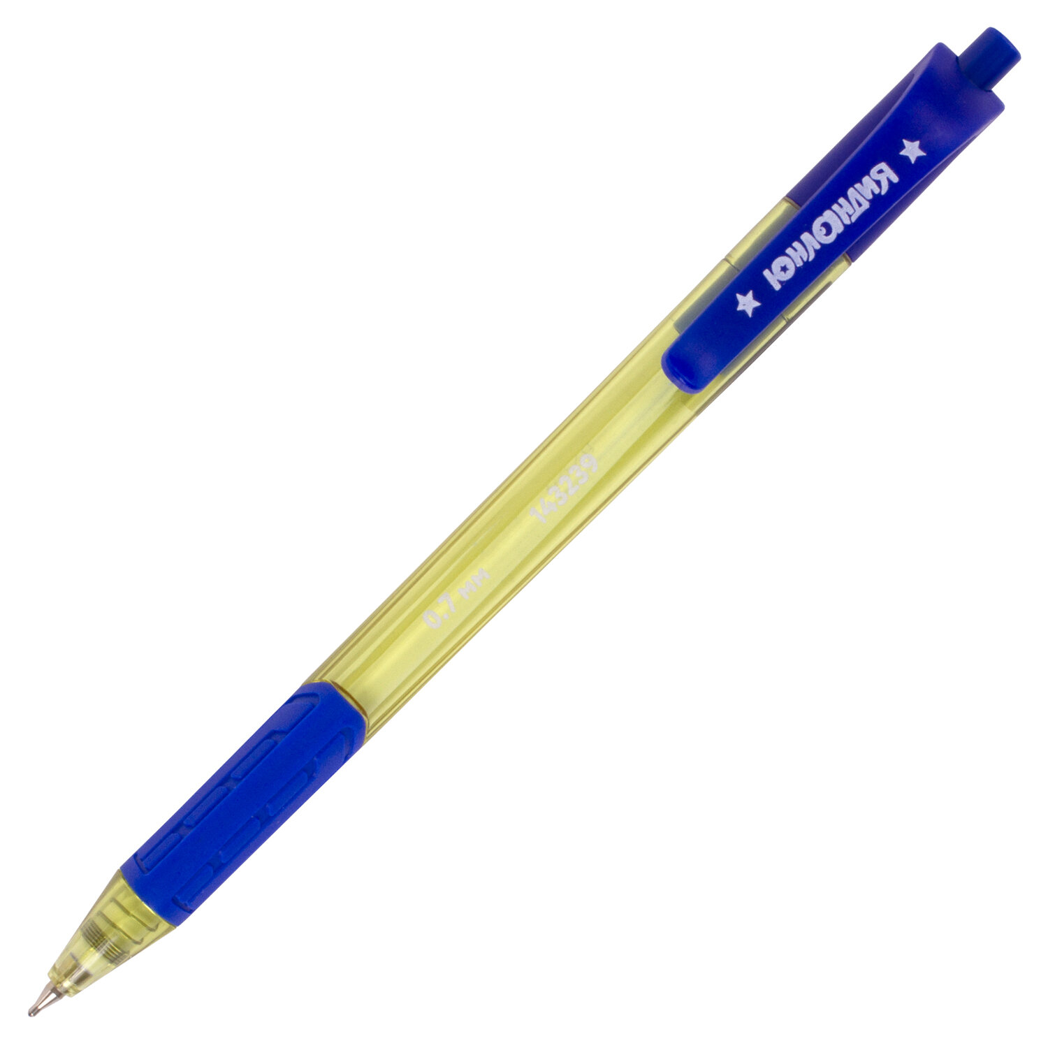 Ручка шариковая Юнландия 143239, синяя, 0,7 мм, 1 шт.