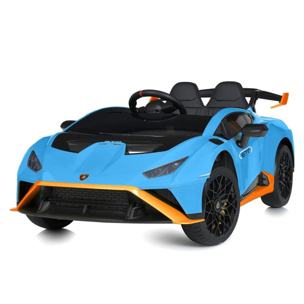 Детский электромобиль Futai lamborghini huracan sto 24v smt-555-blue welly 1 24 lamborghini huracan lp610 alloy car model diecasts