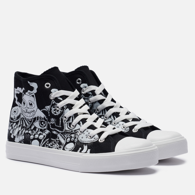 Кеды Ripndip Dark Twisted Fantasy High Top чёрный, размер 37.5 EU