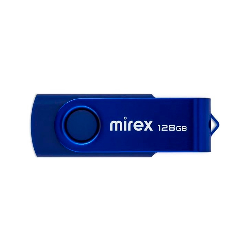 

Флешка Mirex Swivel 128GB USB2.0 Deep Blue 128 ГБ (13600-FMUSB128), Swivel 128GB USB2.0 Deep Blue