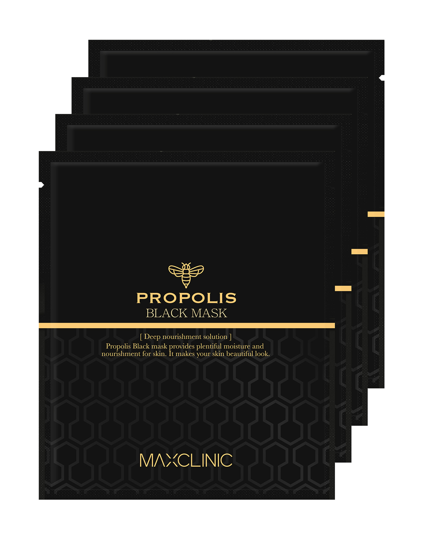 Maxclinic Propolis Black Mask 4 Pack
