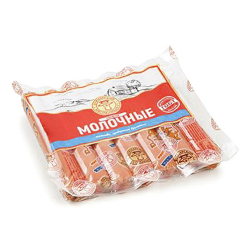 

Сосиски Вурнарский мясокомбинат Молочные вареные +-600 г