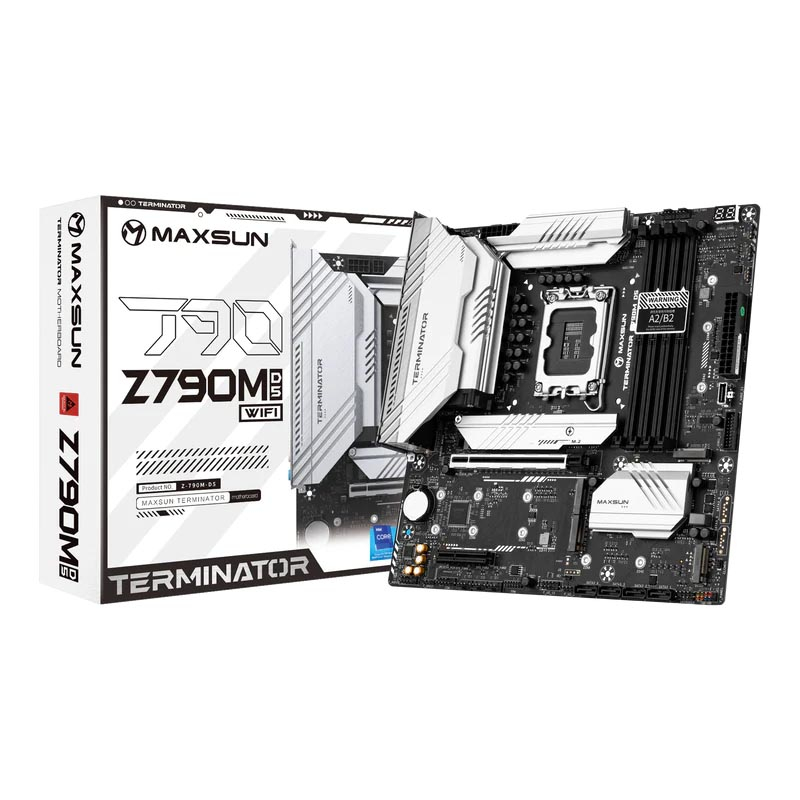 

Материнская плата Maxsun Terminator Z790M D5 (MS-TERMINATOR Z790M D5 WIFI), Terminator Z790M D5