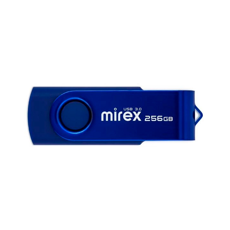 

Флешка Mirex Swivel 256GB USB3.0 Deep Blue (13600-FM3BS256), Swivel 256GB USB3.0 Deep Blue