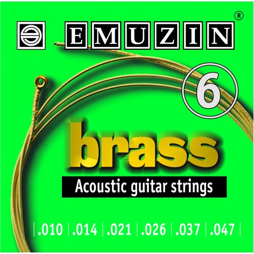 Emuzin Brass с обмоткой из латуни /.010 - .047/
