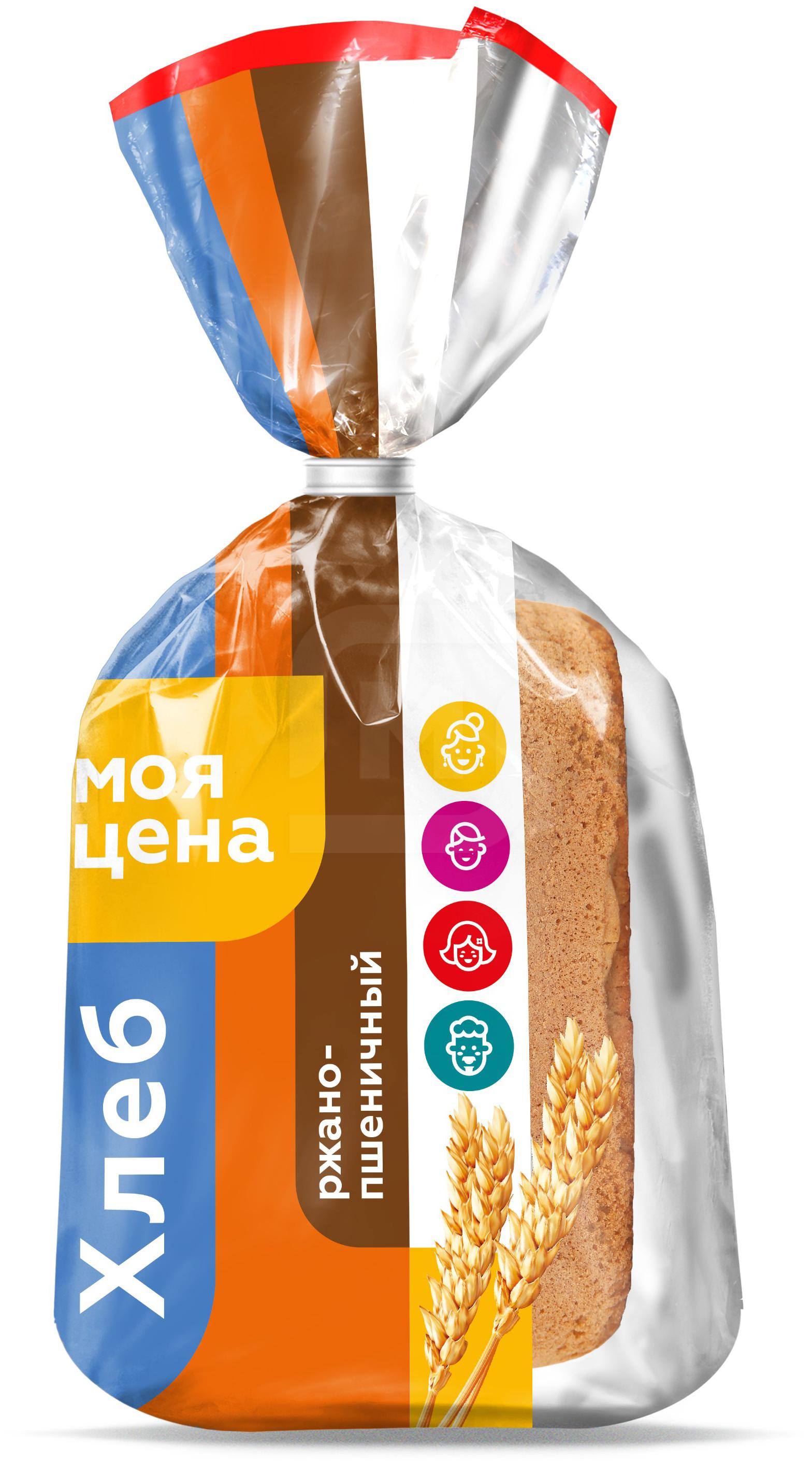 

Хлеб Моя цена формовой ржано-пшеничный 650 г
