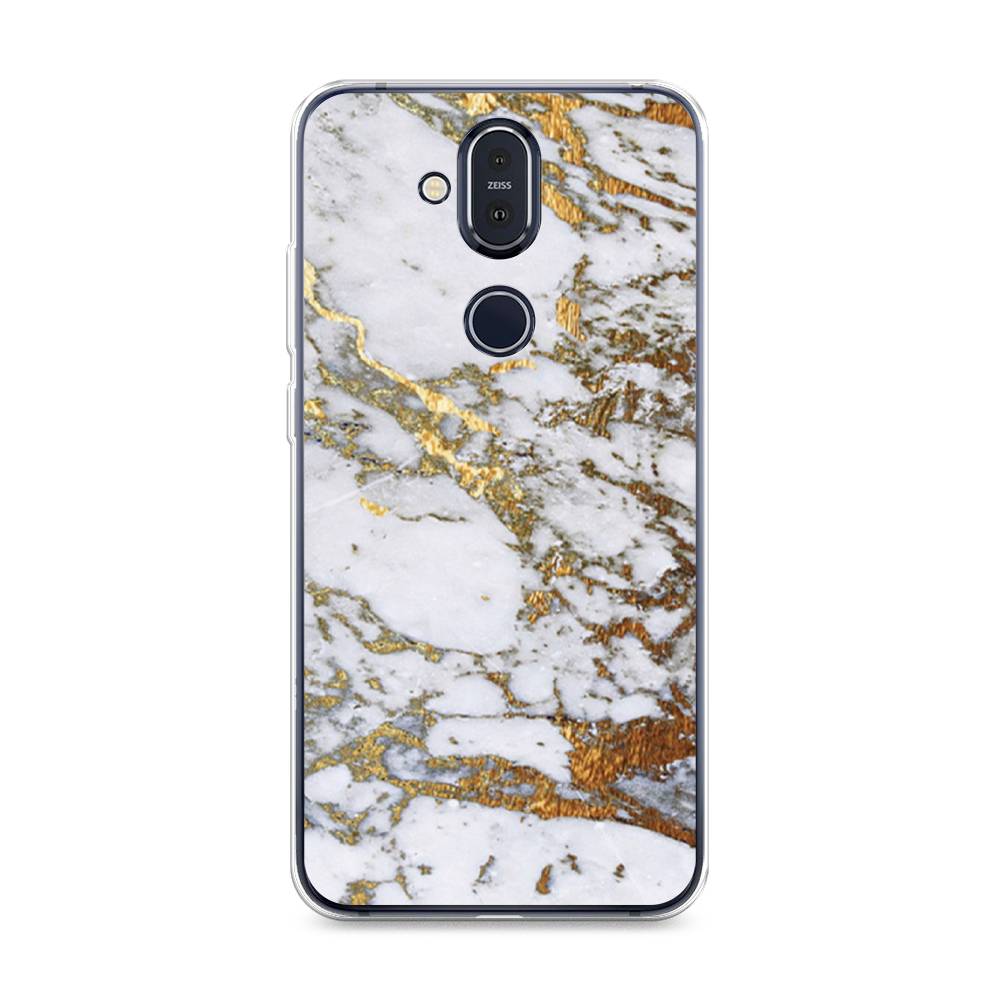 

Чехол Awog на Nokia 8.1 / Нокиа 8.1 "Белый мрамор", 122250-3