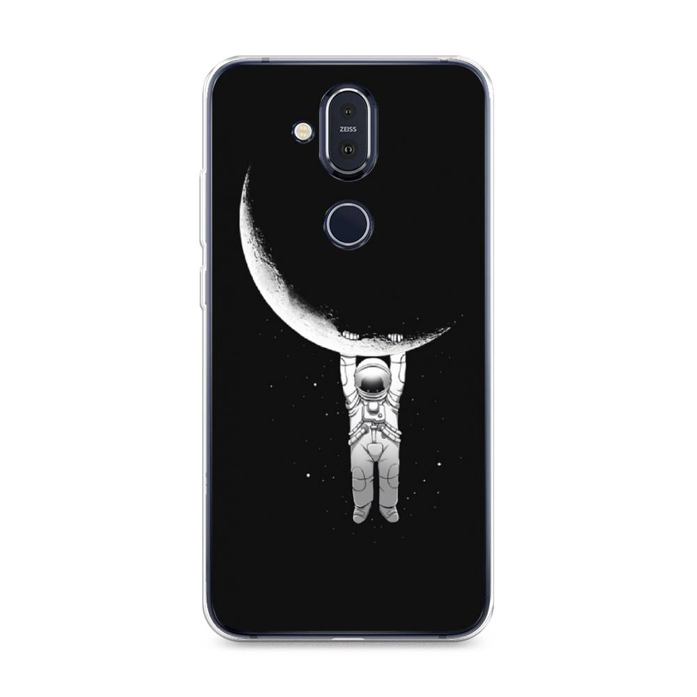 

Чехол Awog на Nokia 8.1 / Нокиа 8.1 "Космонавт", Белый;черный, 122250-4