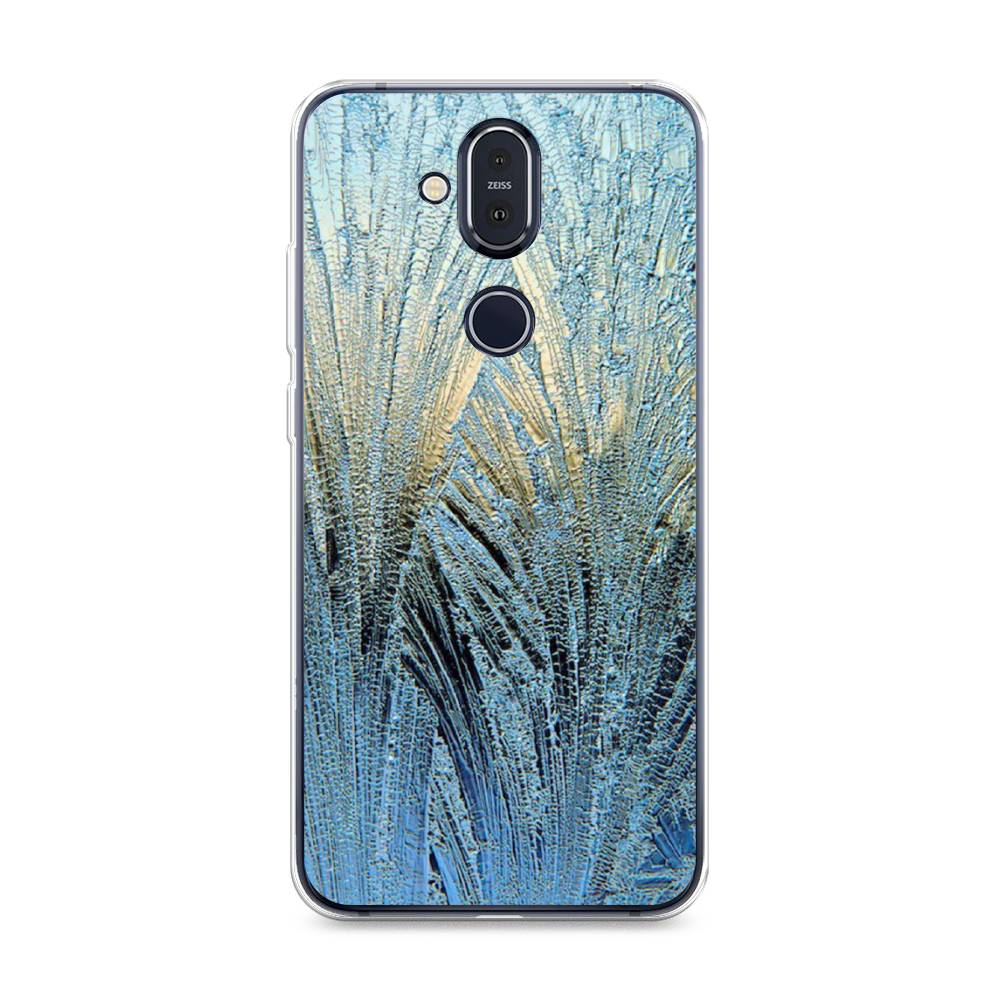 

Чехол Awog на Nokia 8.1 / Нокиа 8.1 "Лёд", Голубой, 122250-4