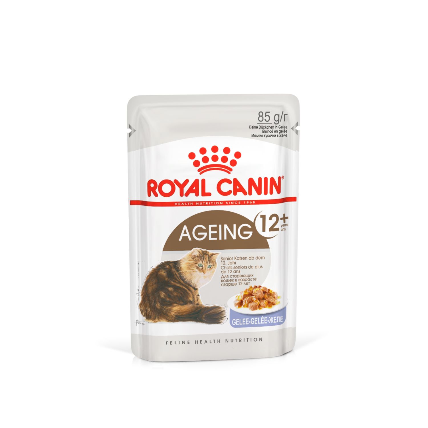 

Влажный корм Royal Canin Ageing 12+ кусочки в желе для кошек старше 12 лет