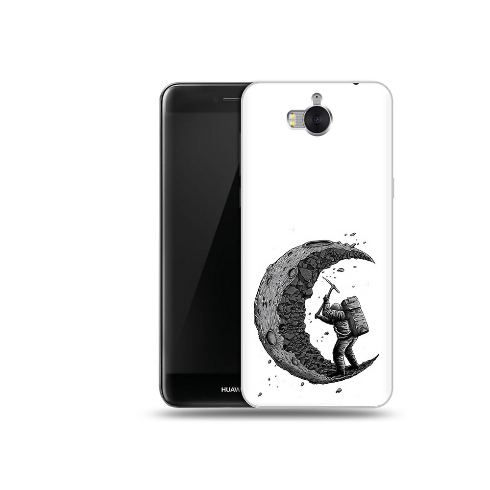 

Чехол MyPads Tocco для Huawei Y5 камненная луна (PT91582.58.384), Прозрачный, Tocco