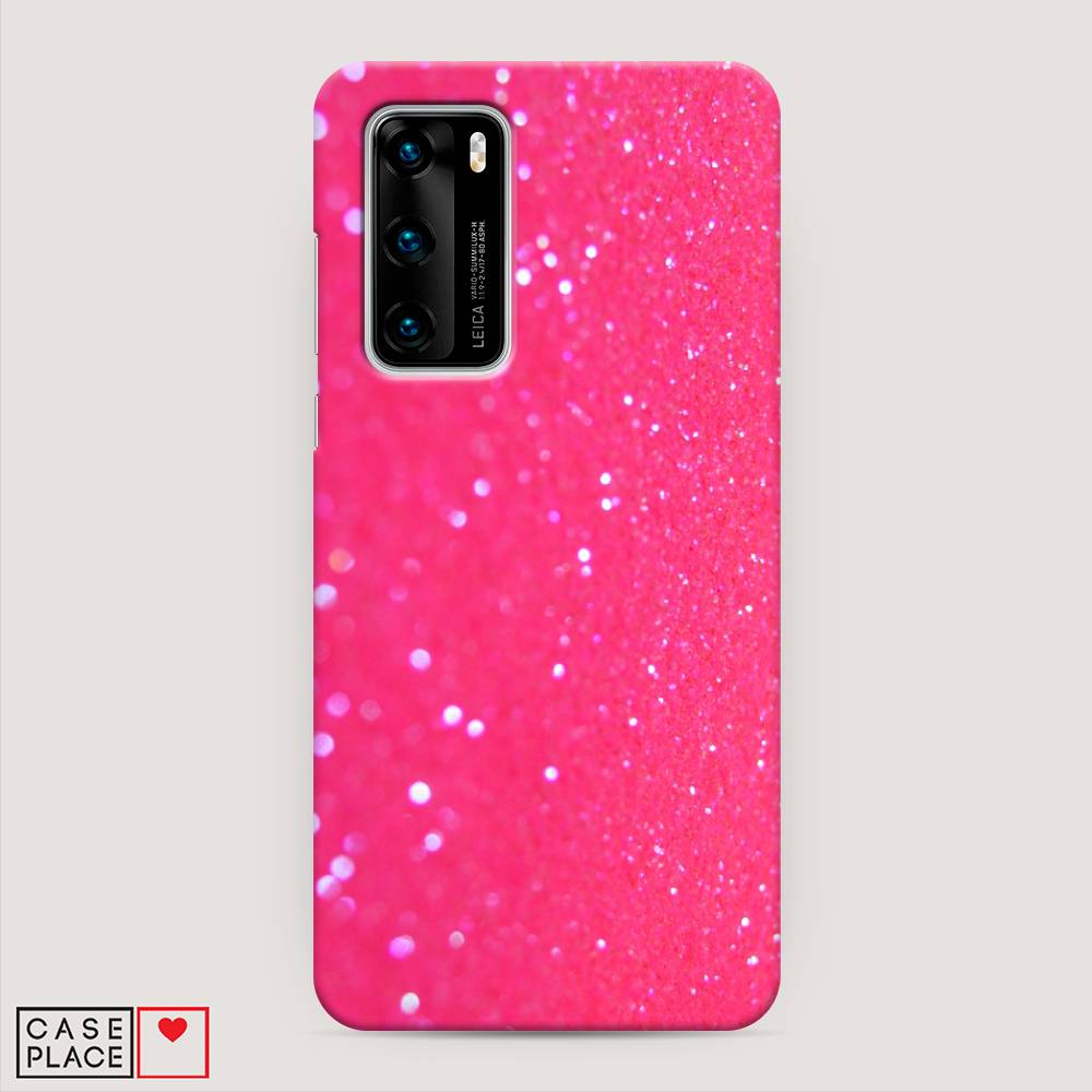

Чехол Awog "Малиновые блестки рисунок" для Huawei P40