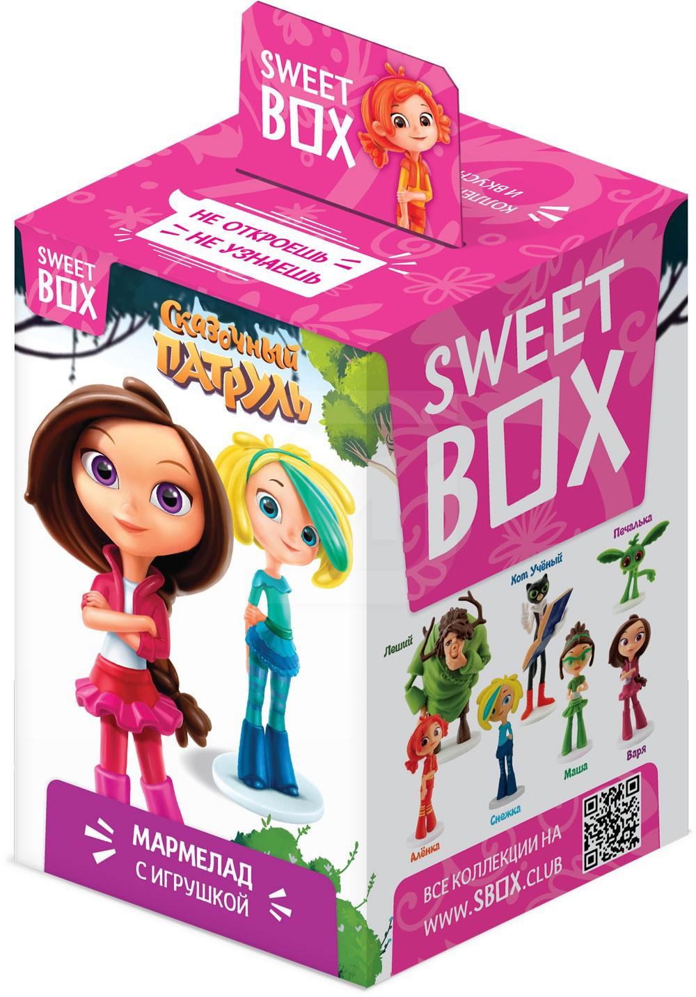 Жевательный мармелад Sweet Box Сказочный патруль 10 г + Игрушка