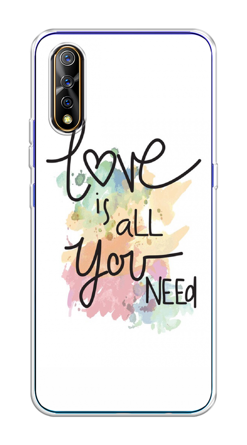 

Чехол на Vivo iQOO Neo/V17 Neo "Love is all you need", Белый;черный;зеленый, 262050-1