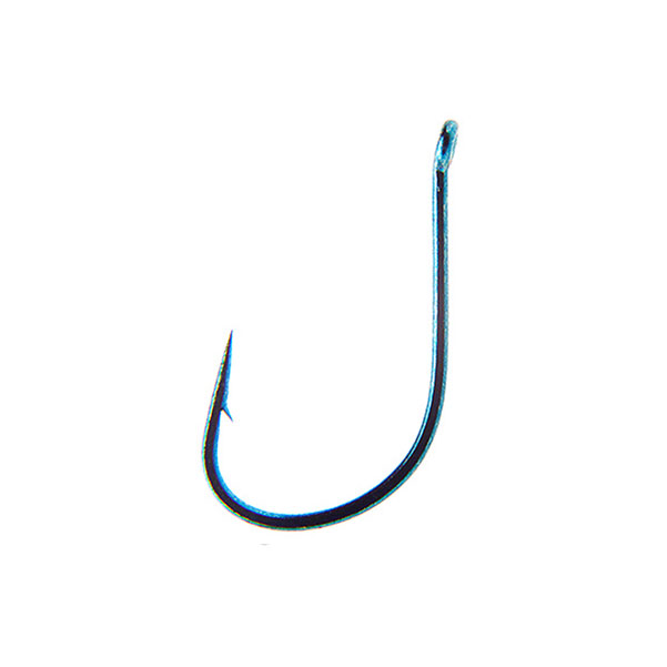 Одинарные крючки Higashi Chod Hook классические №8, с колечком, прямое острие, с бородкой