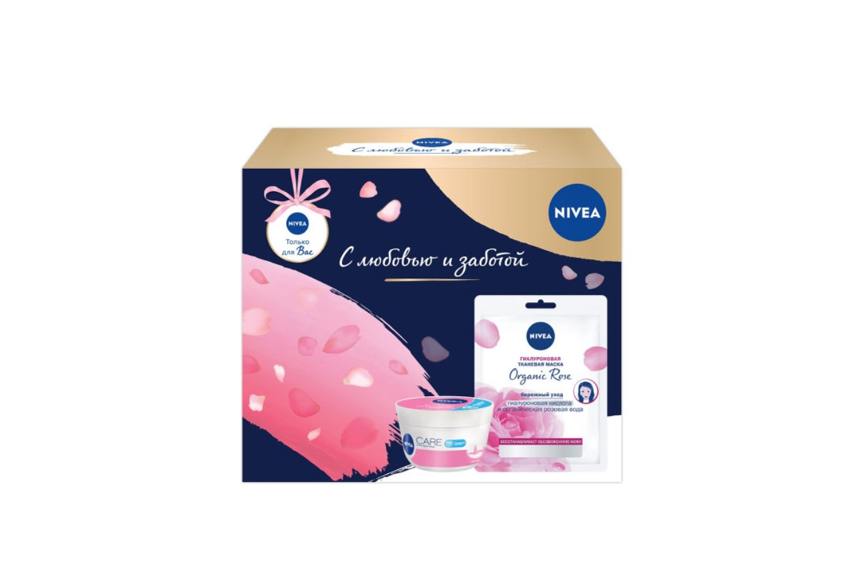 

Nivea Organic Rose+ Care Cream Set