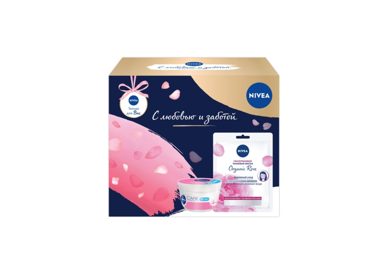 Nivea Organic Rose+ Care Cream Set