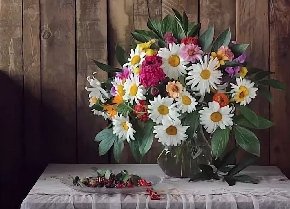 

Картина по номерам Paintboy (Premium) Деревенское лето