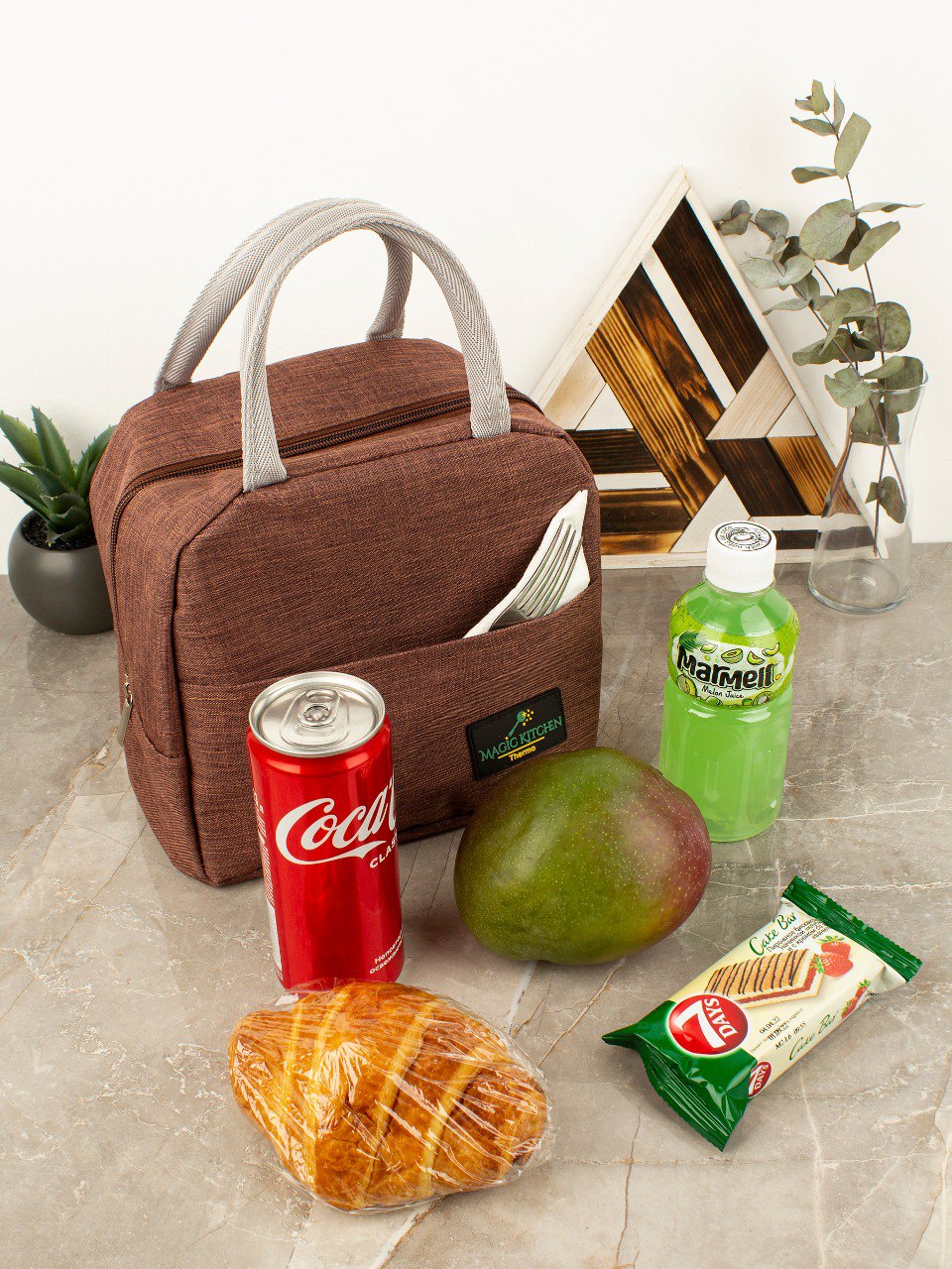 Термосумка Magic Kitchen М-019 коричневая