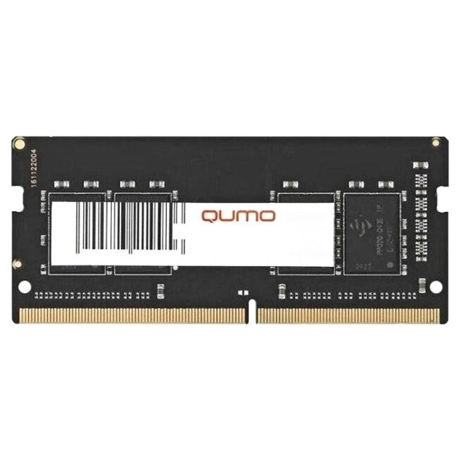 Оперативная память QUMO 4Gb DDR4 2666MHz SO-DIMM (QUM4S-4G2666C19)