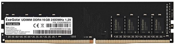 

Оперативная память Exegate Value 8Gb DDR4 2400MHz (EX283085RUS), Value EX283085RUS