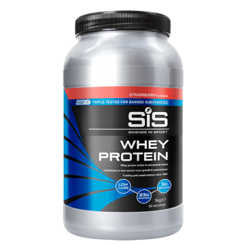 

Whey Protein Powder, Напиток протеиновый в порошке, вкус Клубника, 1 кг.