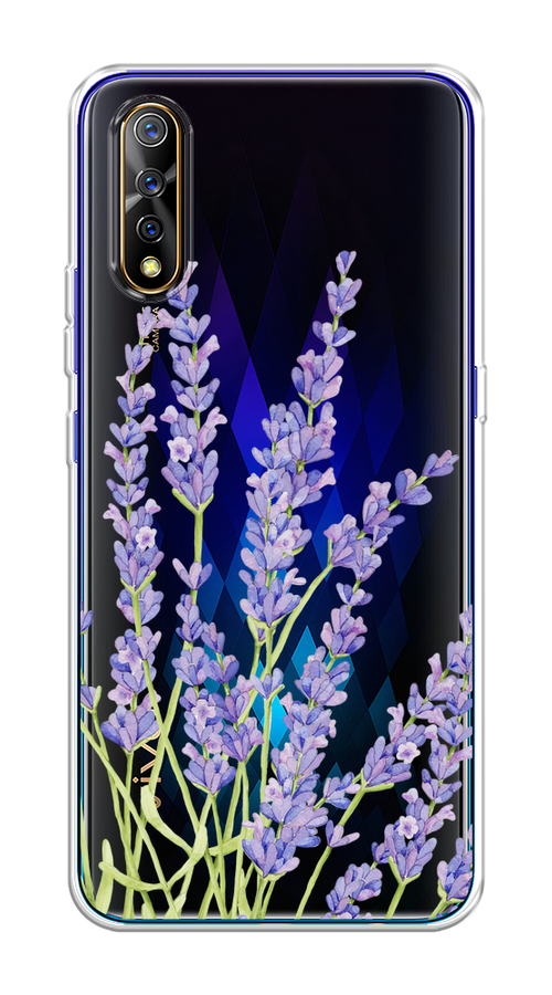 

Чехол на Vivo iQOO Neo/V17 Neo "Лавандовые стебли", Фиолетовый;зеленый, 262050-1