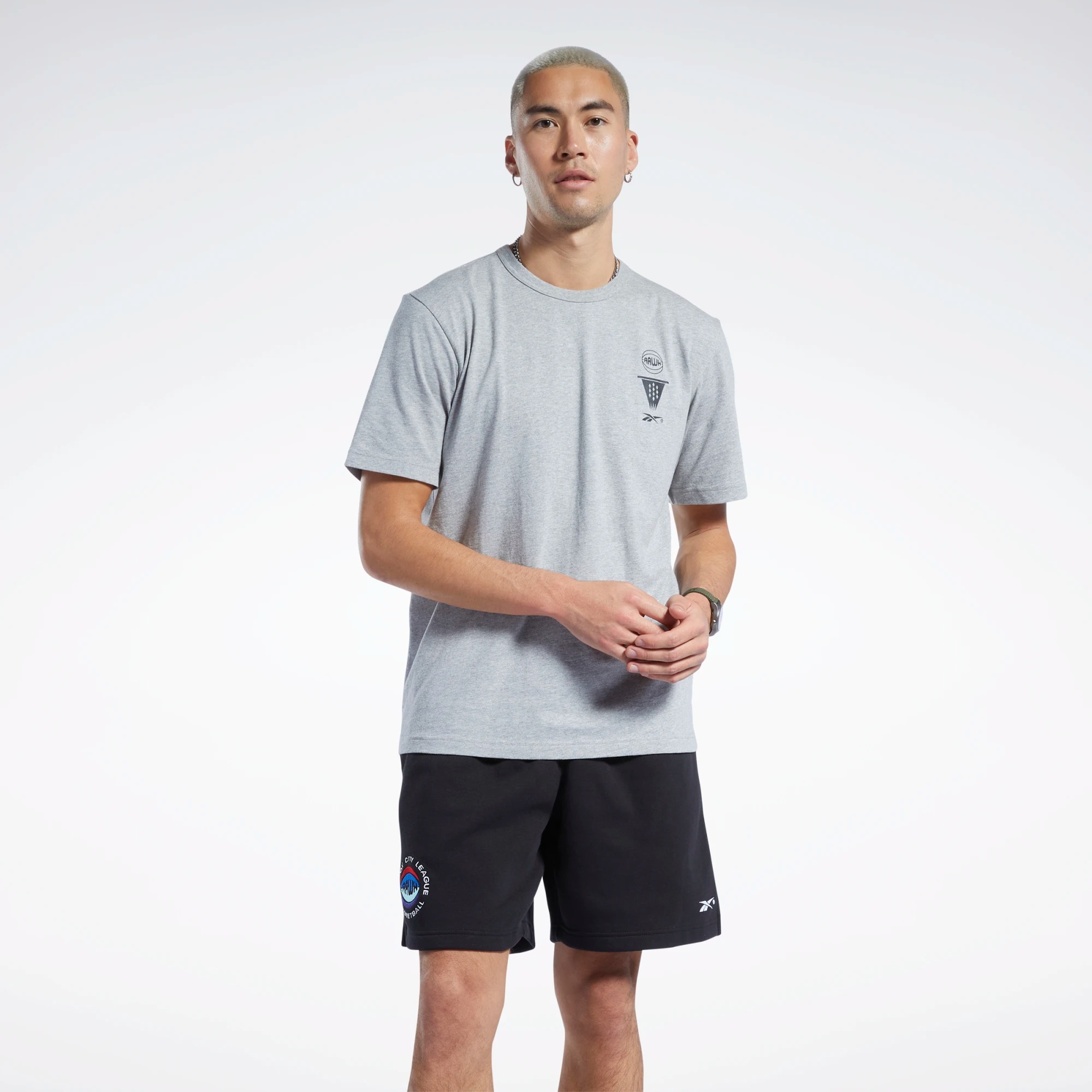 

Футболка мужская Reebok City League Short Sleeve T-Shirt серая XL, City League Short Sleeve T-Shirt