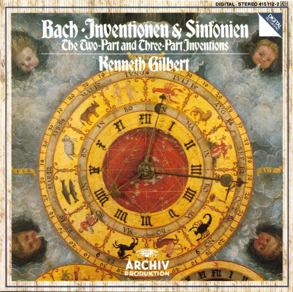 

Bach: Inventionen & Sinfonias Bwv 772-801. Kenneth Gilbert (Harpsichord) (1 CD)