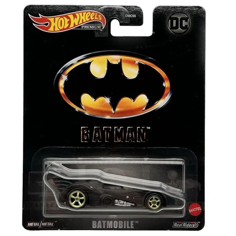 

Машинка игрушка Hot Wheels Premium DC Batman HKC22, Черный