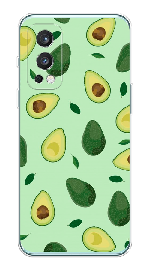 

Чехол на OnePlus Nord 2 5G "Blue avocado", Коричневый;зеленый, 151750-1