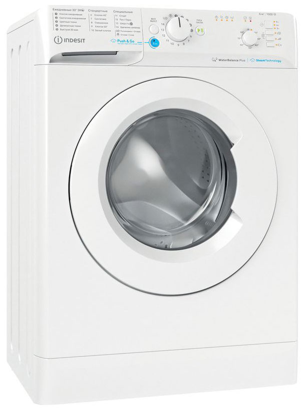 Стиральная машина Indesit BWSB 61051 WWV RU белый