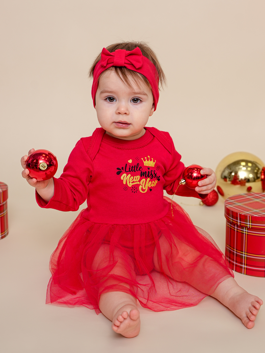 Боди детское КотМарКот 937222977, красный, 86