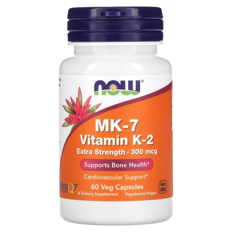 

Витамин K2 NOW VITAMIN K2 MK-7, 300 мкг 60 капсул