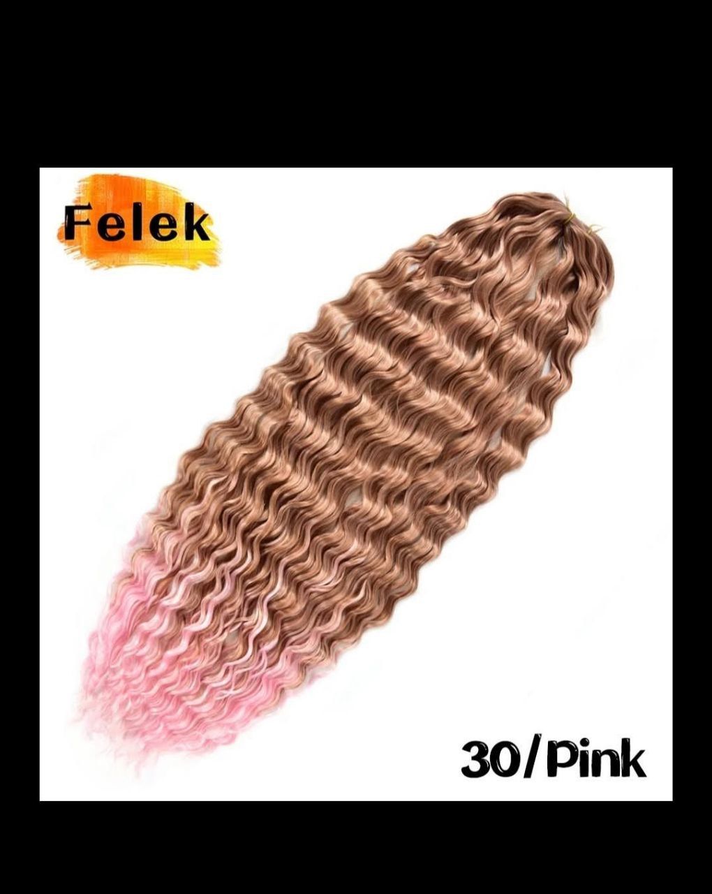 Афрокудри для плетения волос Ариэль канекалон цвет 30 PINK длина 60 см вес 300 г