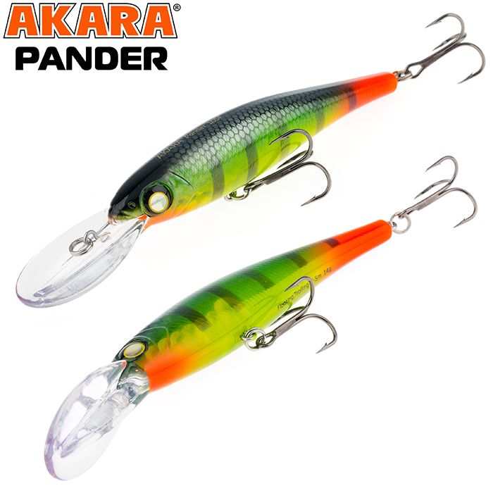 

Воблер Akara Pander 105 14 гр 1/2 oz 4,1 in A190, Разноцветный, Pander