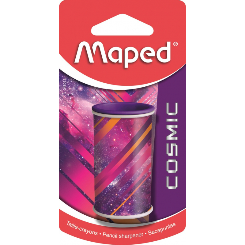 

Точилка Maped COSMIC TEENS 1 отв., с конт., узор космос, в блистере
