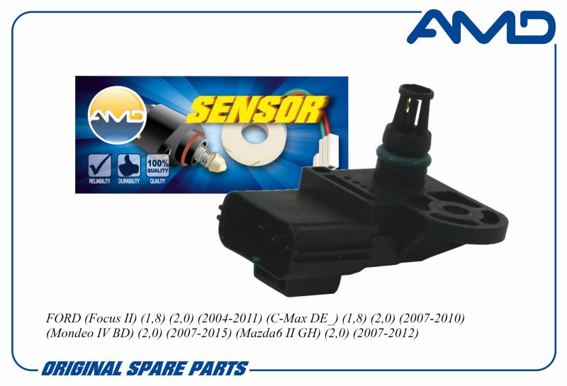 

Датчик давления воздуха 1439900 AMDSEN642 FORD Focus II 2,0 04-11 C-Max DE_ 2,0 07-10