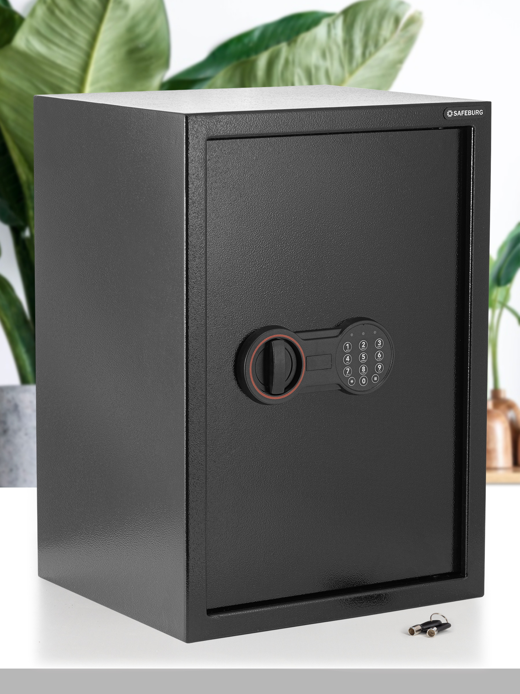 

Сейф SAFEBURG SB-500 BLACK мебельный для денег и документов, Черный, SB-500 BLACK