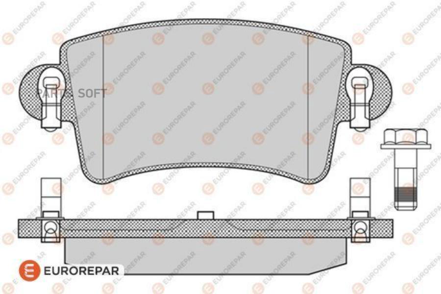 

Колодки тормозные дисковые RENAULT MASTER II 2.2-2.5 dCI 98 () 1шт EUROREPAR 1617258980