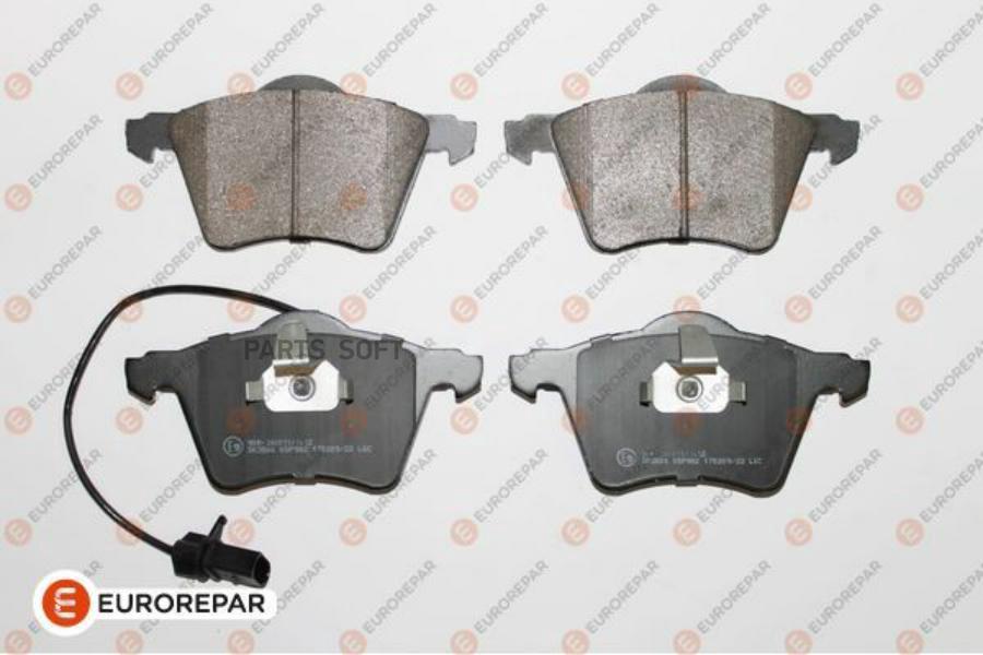 

Колодки тормозные FORD GALAXY 95-06/VW SHARAN 95-10 передние () 1шт EUROREPAR 1617264180