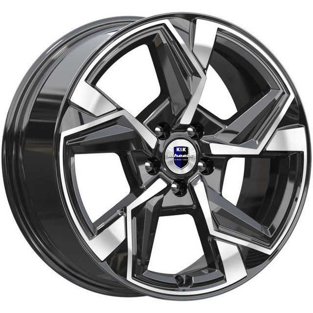 

Колесный диск Кик Кайан 7.5x18/5x112 D66.6 ET46, Черный;серебристый